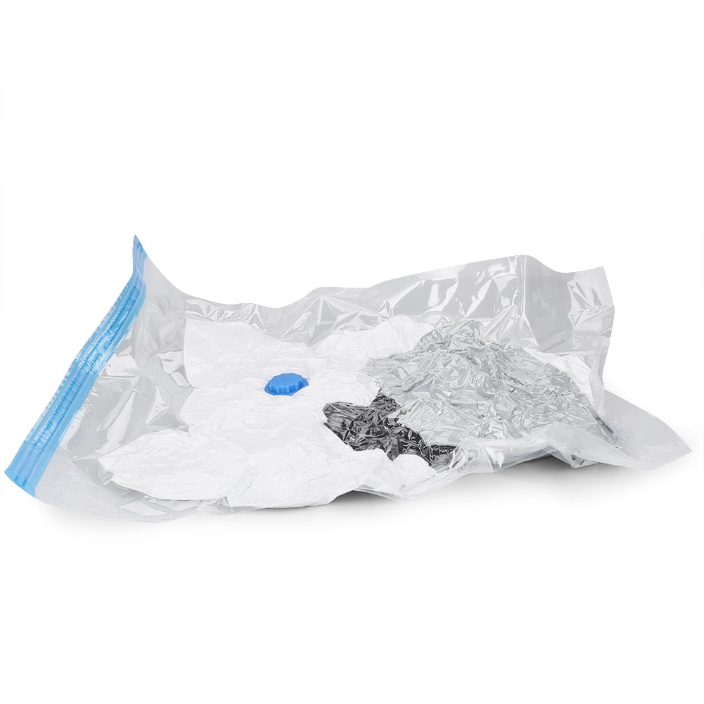 Transparent Vacuum Bag Clothes Storage Organizer