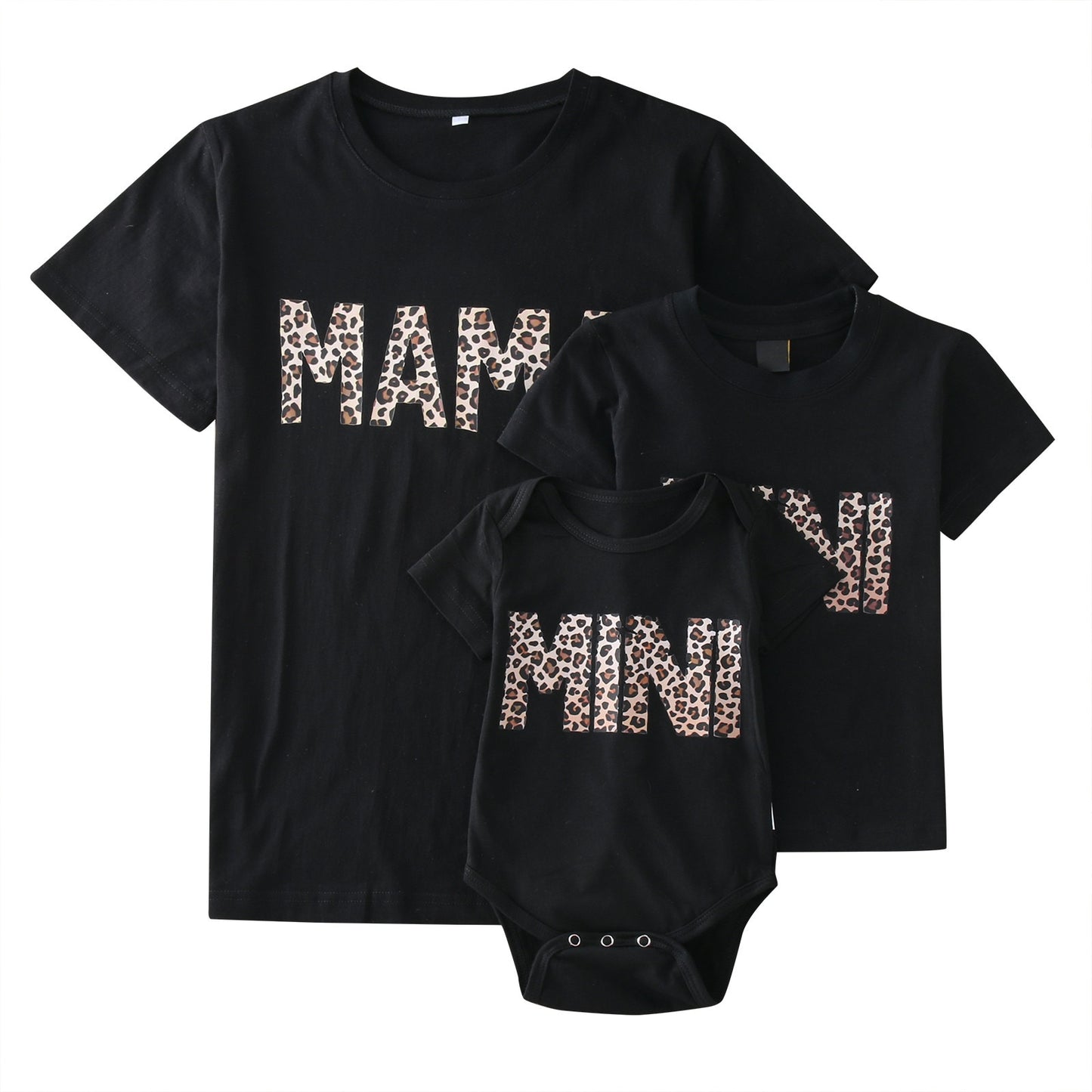Mama And Mini Leopard Print Matching T-Shirts