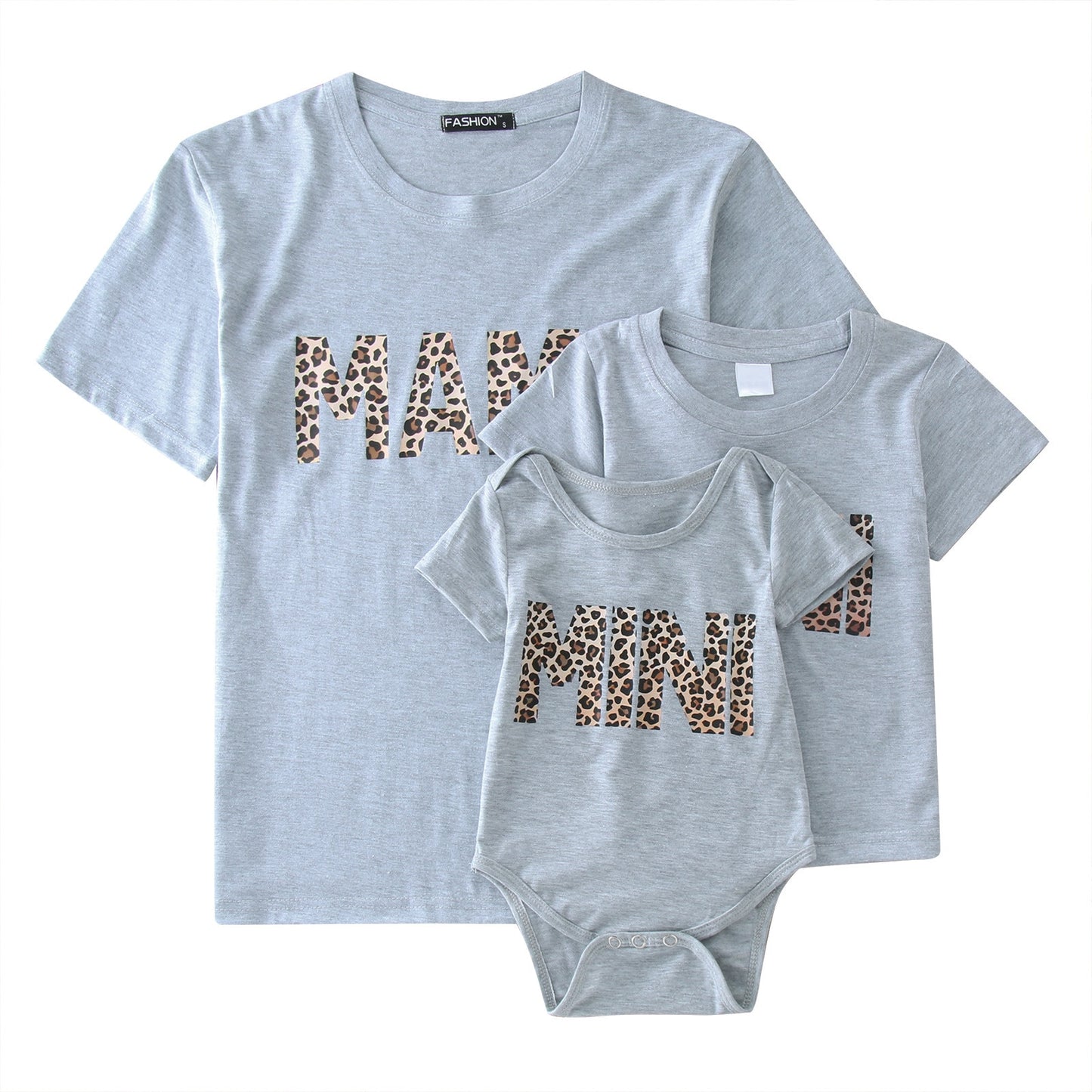 Mama And Mini Leopard Print Matching T-Shirts