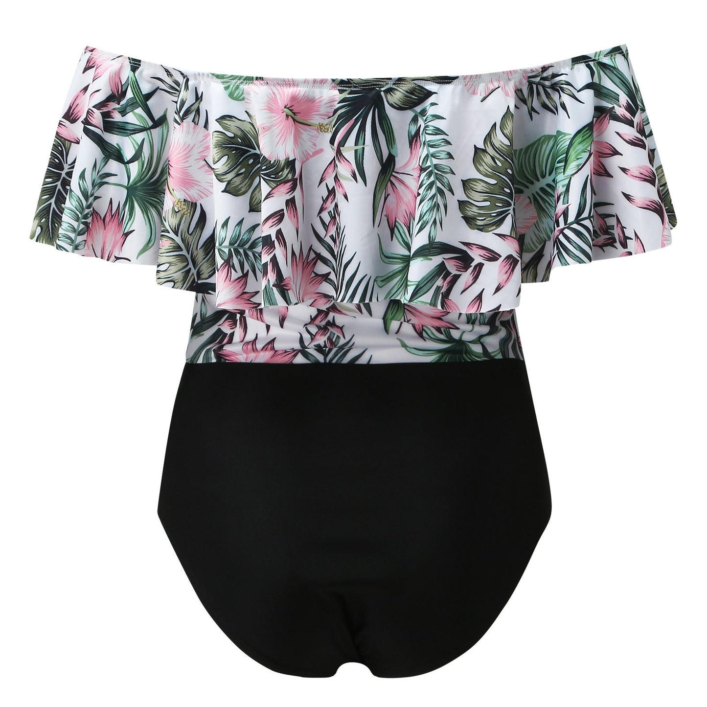 "Seek to Sea More" Leaf Print Matching Family Swimwear