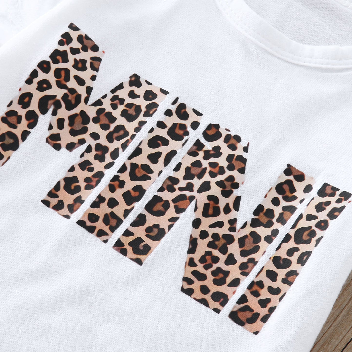Mama And Mini Leopard Print Matching T-Shirts